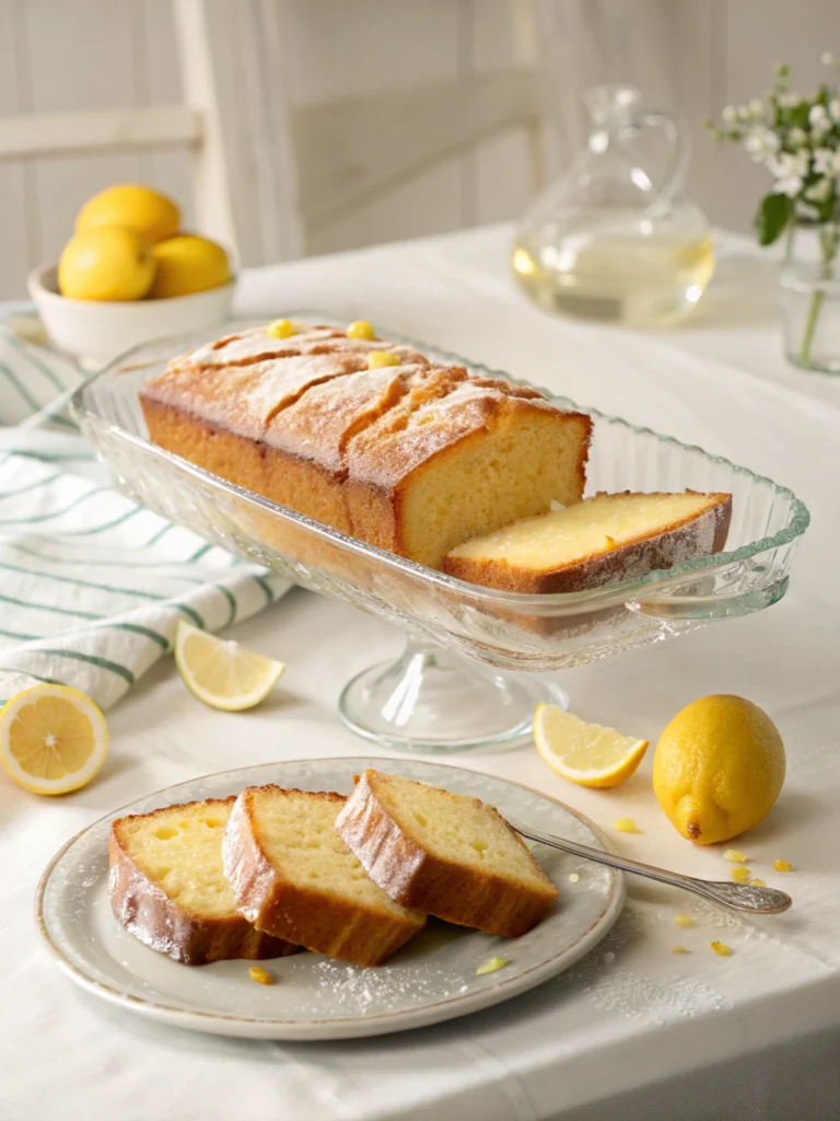 Lemon Pound Cake Recipe