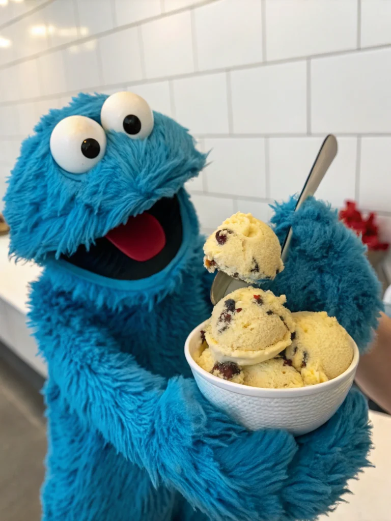 cookie monster ice cream