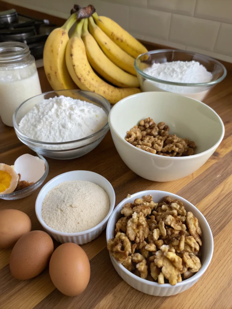 Banana Walnut Cream Cake Recipeingredients