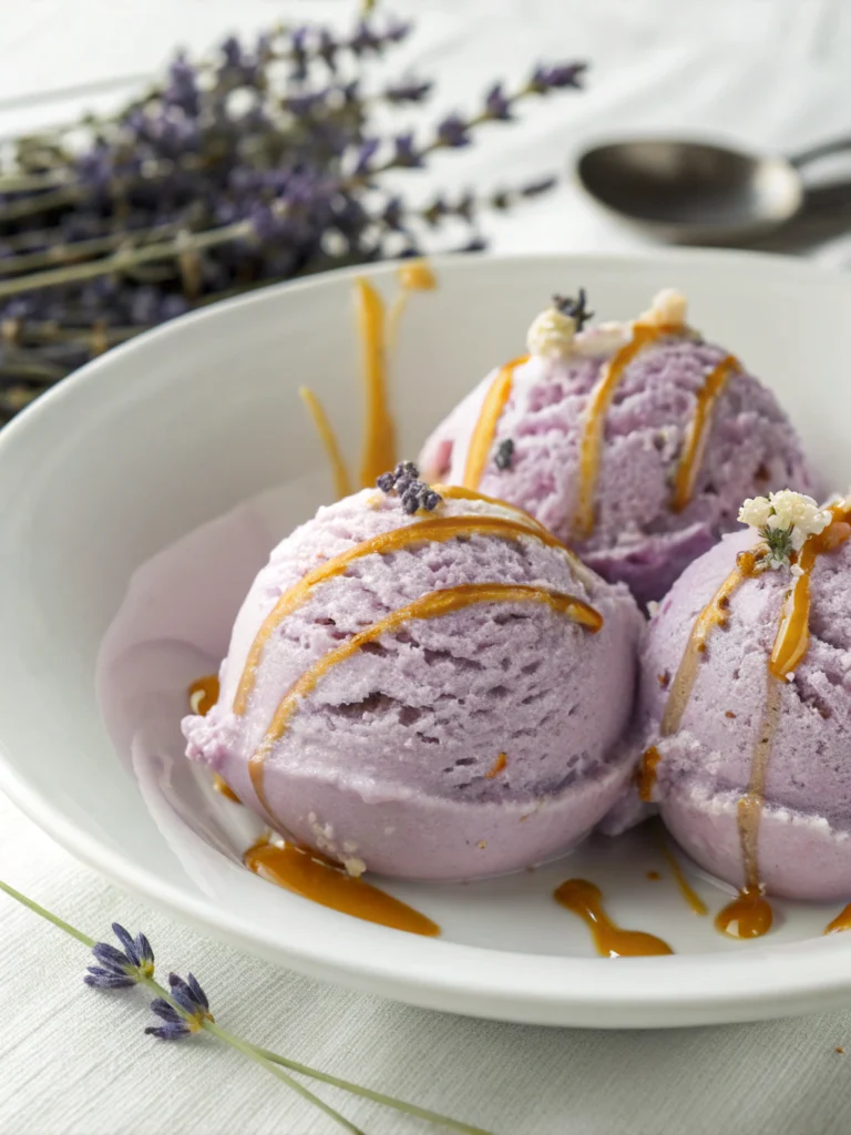 Honey Lavender Ice Cream