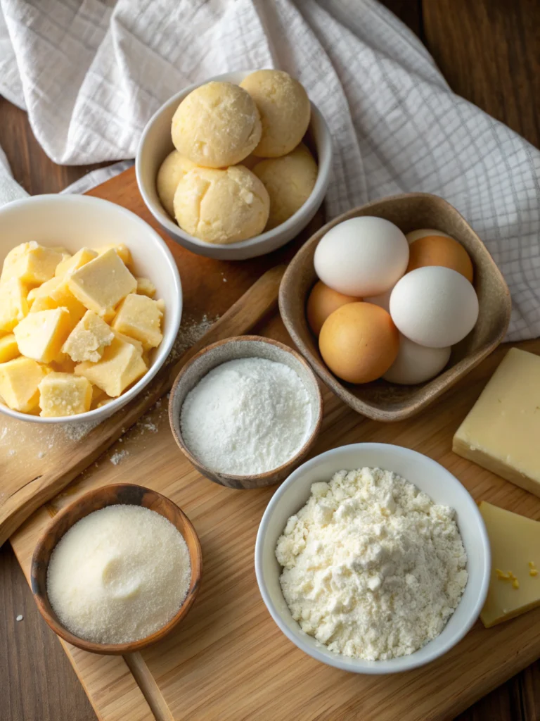 brazilian cheese bread recipeingredients