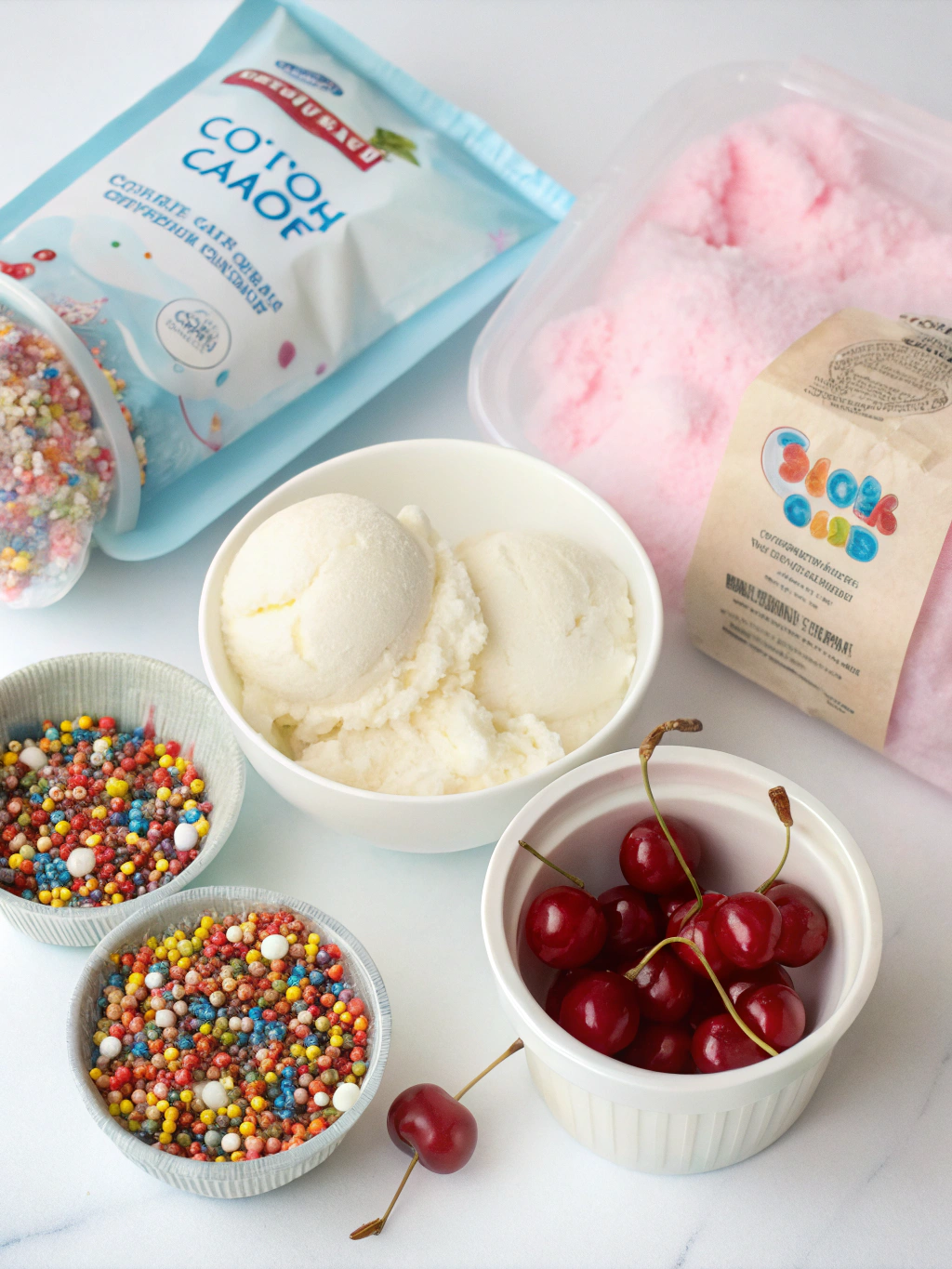cotton candy ice cream