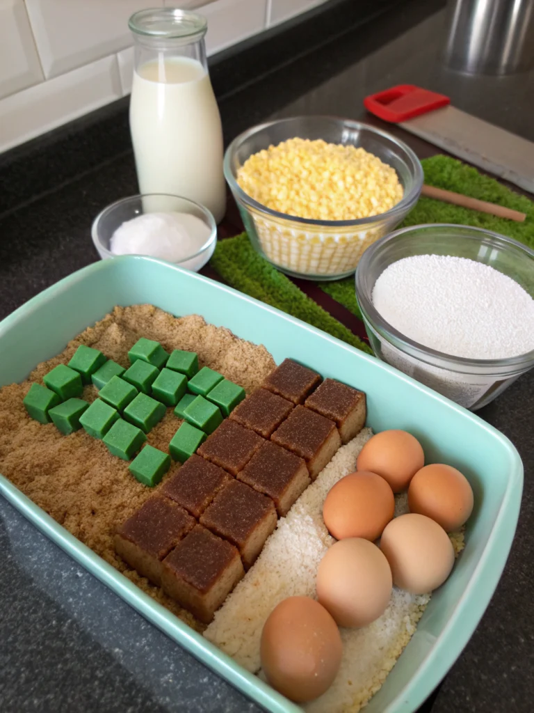 minecraft cake recipe