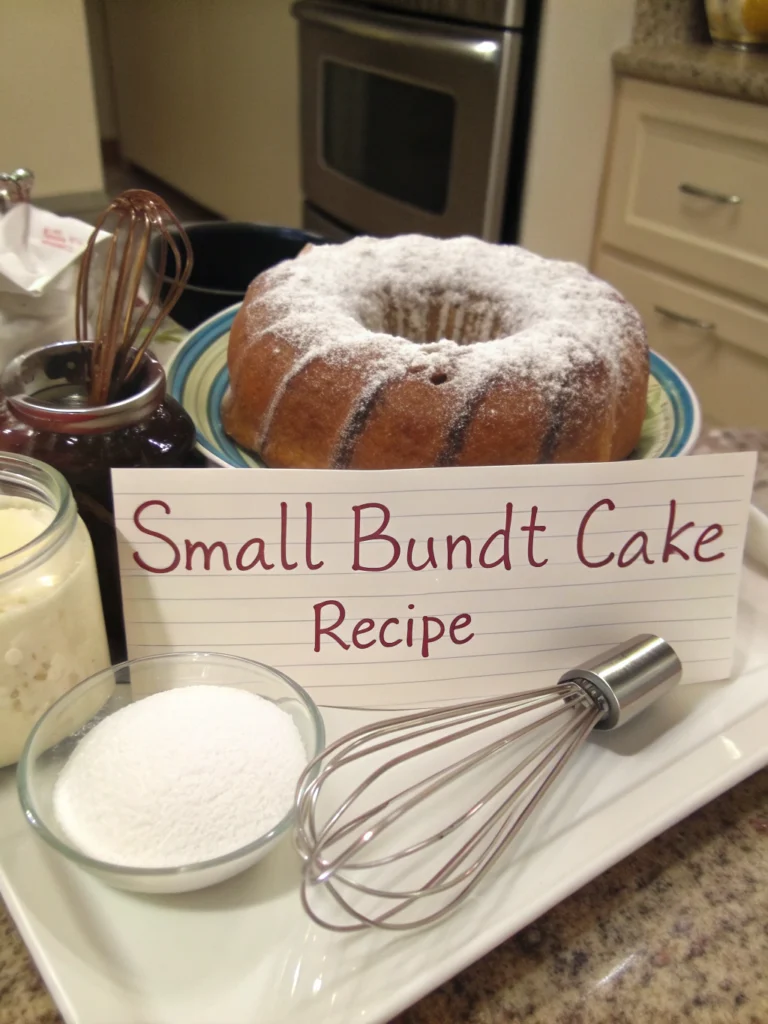 small bundt cake recipes