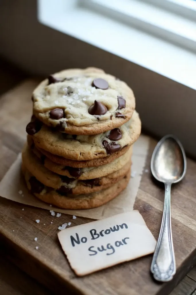 chocolate chip cookies no brown sugar recipe